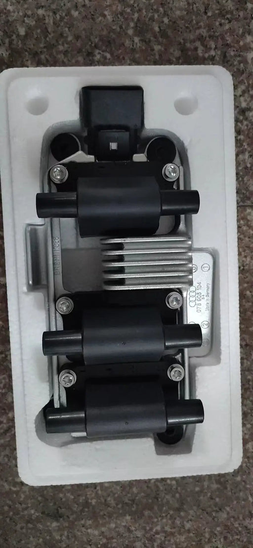078905104 Ignition Coil Black Silver Tone for Audi A4 A6 A8 Skoda Superb VW Passat by JBH AUTO PARTS