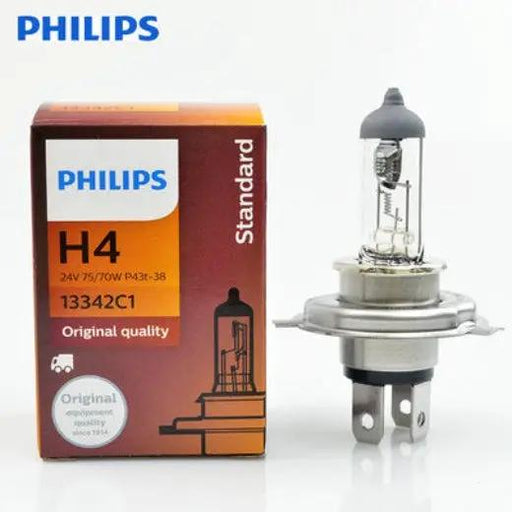 Philips Halogen Bulb 24V, 70-75W, H4 by JBH AUTO PARTS