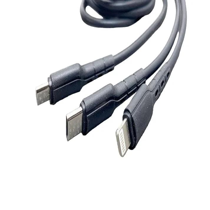 9eight5 Electronics Accessories Mobigo 1.2m 3 In 1 Cable GO3TLM Mobigo 1.2m 3 In 1 Cable GO3TLM