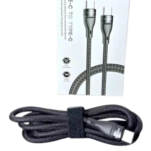 9eight5 Accessories Mobigo 1m 65W Type-C to C cable GO1TT Mobigo 1m 65W Type C to Type C Braided Cable