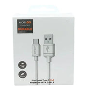 9eight5 Accessories Mobigo 1m USB-A to C cable 201T Mobigo USB A To USB C Cable 1M High Speed 2.4A