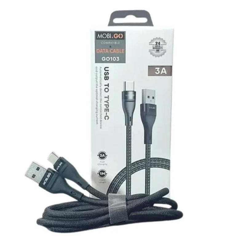 9eight5 Accessories Mobigo 1m USB-A To C Cable G0103 Mobigo 1m USB A To USB C Cable G0103 Charging And Data