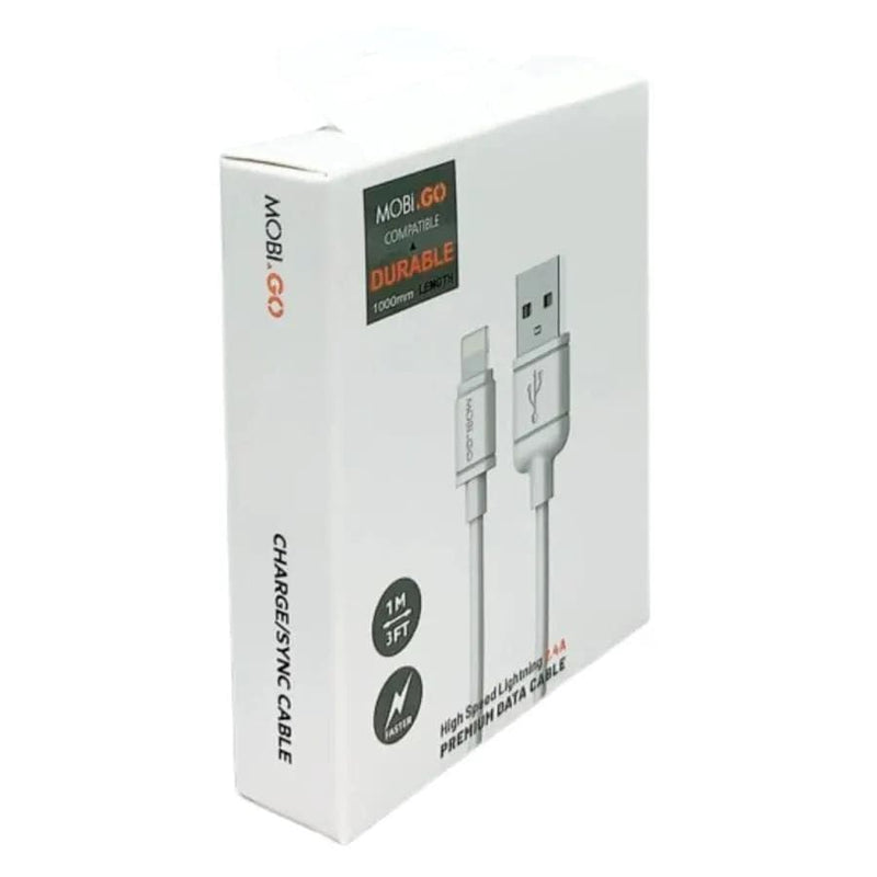 9eight5 Accessories Mobigo 1m USB-A to Lightning cable 201L Mobigo 1m USB A to Lightning Cable for Apple