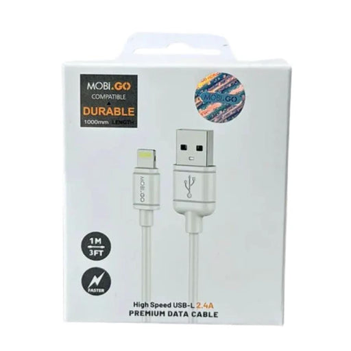 9eight5 Accessories Mobigo 1m USB-A to Lightning cable 201L Mobigo 1m USB A to Lightning Cable for Apple