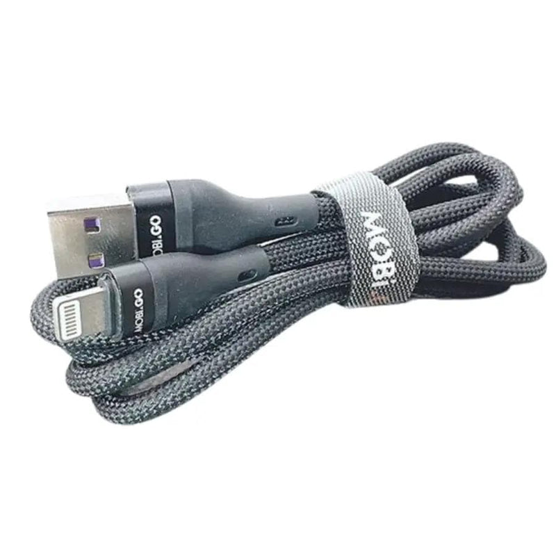 9eight5 Accessories Mobigo 1m USB-A to Lightning cable GO101 Mobigo 1M USB A To Lightning Cable GO101 Braided 3A