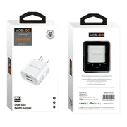 9eight5 Accessories Mobigo 2.1A wall charger GO301 Mobigo 2.1A wall charger GO301