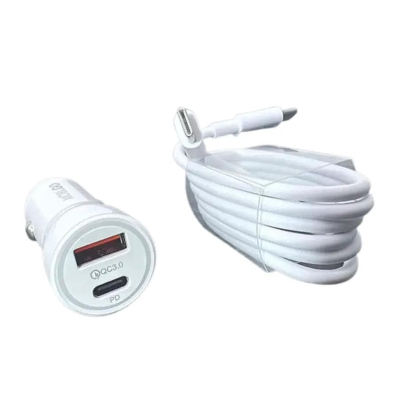 9eight5 Accessories Mobigo 38W USB A+C car charger with Type-C to C combo GO200PDC Mobigo 38W USB A+C car charger with Type-C to C combo GO200PDC
