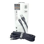 9eight5 Accessories Mobigo 3m USB-A to C cable GO107 Mobigo 3M USB A To C Cable GO107 Data And Charging
