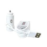9eight5 Electronics Accessories Mobigo Dual USB Car Charger With Lightning Cable GO221L Mobigo Dual USB Car Charger With Lightning Cable GO221L