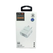 Mobigo Dual USB Power Adapter Wall Plug (NZ / AUS) by 9eight5