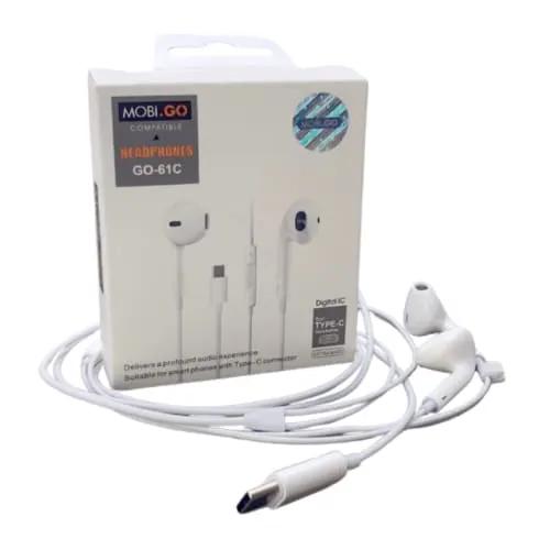 Mobigo GO-61C Earphones (extra bass) (Type C Jack) by 9eight5