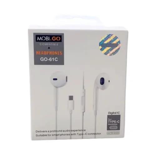 Mobigo GO-61C Earphones (extra bass) (Type C Jack) by 9eight5