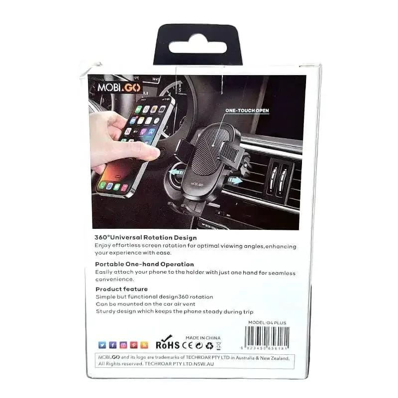 9eight5 Phone/Tablet Accessories Mobigo Mobile Phone Car Bracket Holder G4 Plus Mobigo Mobile Phone Car Bracket Holder G4 Plus