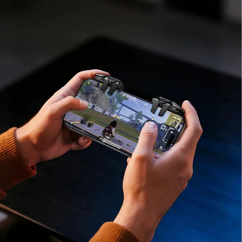 techplus Mobile Gaming Trigger Buttons 4 Finger Controller (GA22) Mobile Gaming Trigger Buttons 4 Finger Controller (GA22)...