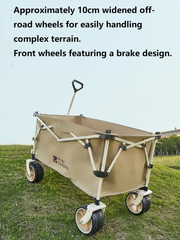 MOBI GARDEN Outdoor Camping trolley - Portable, Four-Way Folding, 200L Capacity Utility Cart MGD5133 by ECOTREK