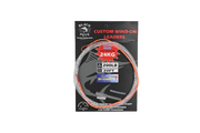 Momoi Wind On Leader Monofilament 20 Footby Black Pete packaging with 200LB and 24KG ratings.