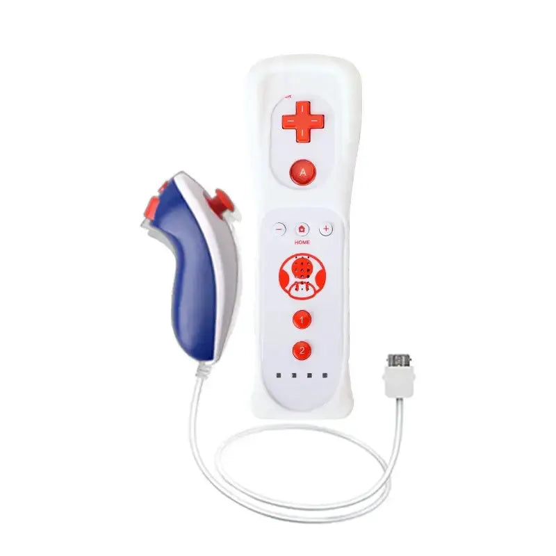 Motion Plus Remote & Nunchuk – Replacement with Silicone Case for Wii/Wii U by Habicare