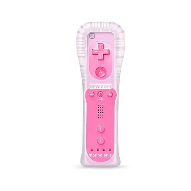 Motion Plus Remote & Nunchuk – Replacement with Silicone Case for Wii/Wii U by Habicare