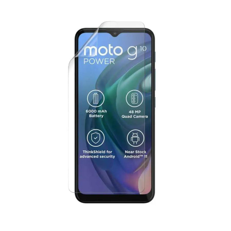 Hydrogel Screen Protector for Moto G10 Power (2021) (Pack of 2) by 9eight5