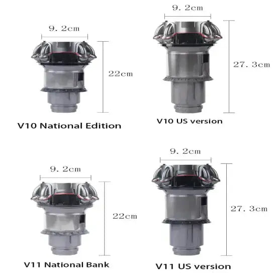 Motorhead Assembly & Dust Cup Replacement Parts Dyson V10 by Habicare