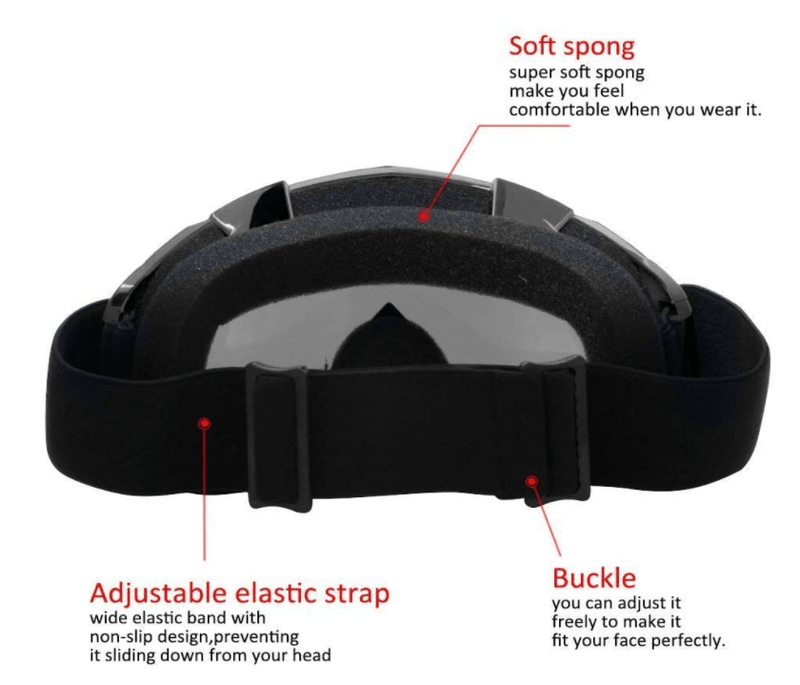 g8buynz g8buynz Motorcycle Dirt Bike Goggles Windproof Dustproof Black frame + Colour lens Motorcycle Dirt Bike Goggles Windproof Dustproof Black frame + Colour lens
