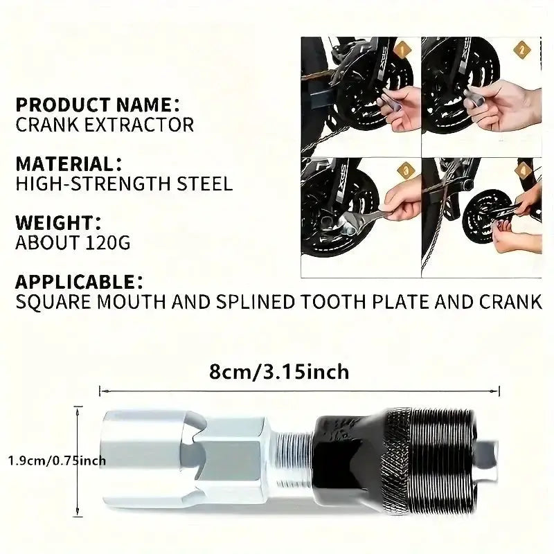 Habicare Mountain Bike Cassette Freewheel Removal Tool Mountain Bike Cassette Freewheel Removal Tool