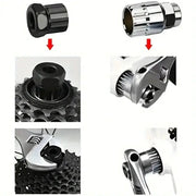 Habicare Mountain Bike Cassette Freewheel Removal Tool Mountain Bike Cassette Freewheel Removal Tool