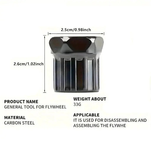 Habicare Mountain Bike Cassette Freewheel Removal Tool Mountain Bike Cassette Freewheel Removal Tool