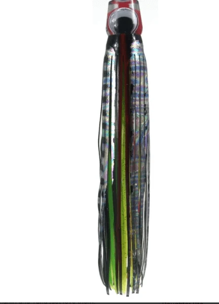 Mrs Palmer Daughter Aroura / Gold fishing lure with double skirts and large 3D eyes.
