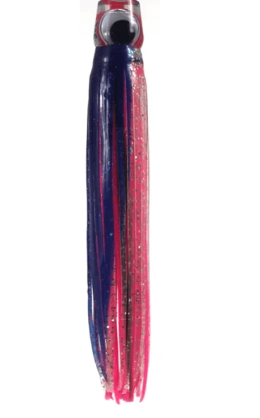 Mrs Palmer Daughter Pink / Blue fishing lure designed for realistic baitfish action with vibrant colors and large 3D eyes.