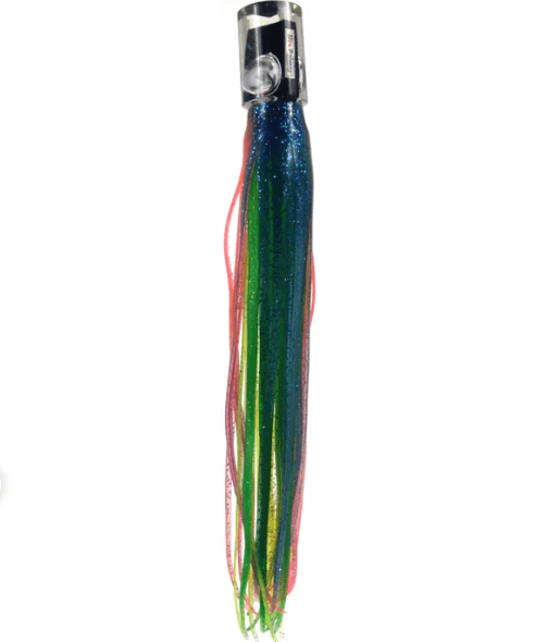 Mrs Palmer Original Fruit Salad big bait fish lure with double skirt and glow bead for realistic action.