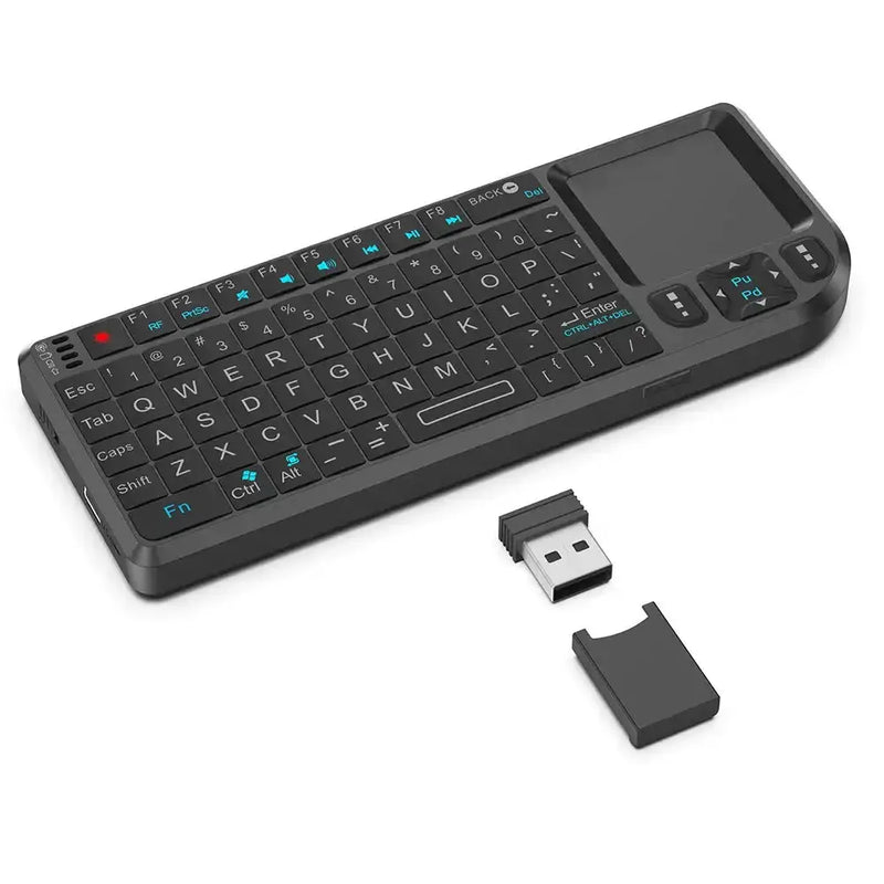 Mini Wireless Keyboard with Backlit Touchpad & Air Mouse by Habicare