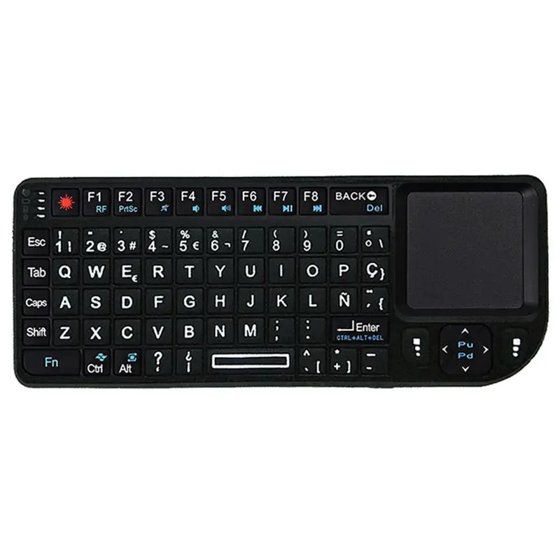 Mini Wireless Keyboard with Backlit Touchpad & Air Mouse by Habicare