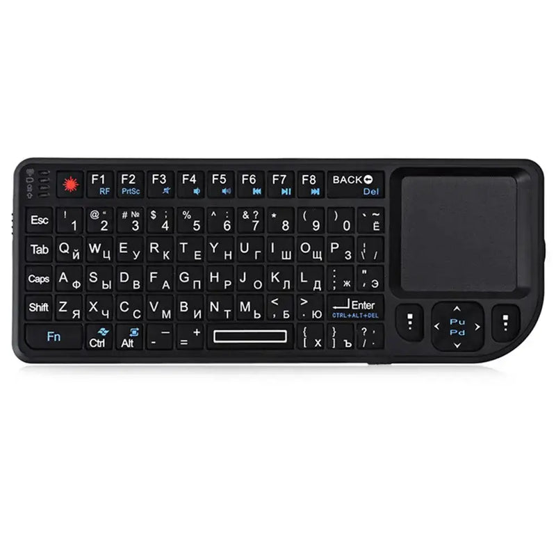 Mini Wireless Keyboard with Backlit Touchpad & Air Mouse by Habicare