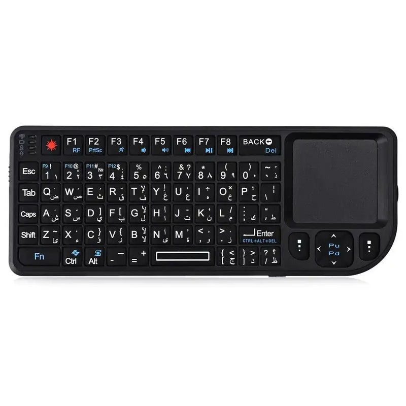 Mini Wireless Keyboard with Backlit Touchpad & Air Mouse by Habicare