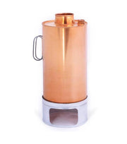 Thermette Copper Kettle NZ Made with SS Cooking Ring and Galvanised Fire Ring ideal for outdoor adventures.