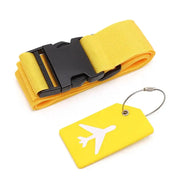 Multi-Colour Luggage Strap Set with Tag (8 colours available) by Habicare