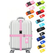 Multi-Colour Luggage Strap Set with Tag (8 colours available) by Habicare