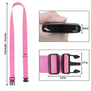 Multi-Colour Luggage Strap Set with Tag (8 colours available) by Habicare