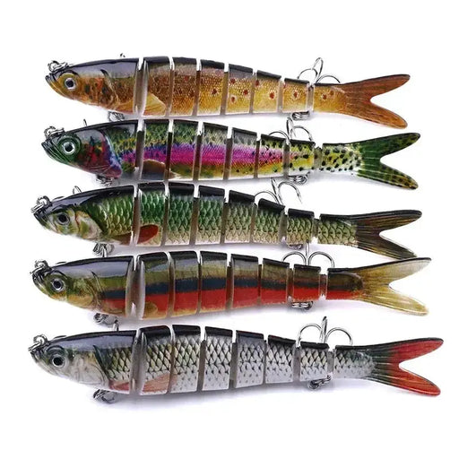 Multi-Jointed Bionic Fishing Lure 10cm/12.4g – 1/3/5pcs by Habicare