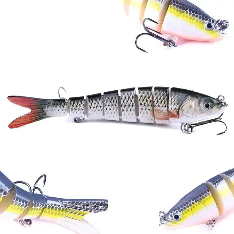 Multi-Jointed Bionic Fishing Lure 10cm/12.4g – 1/3/5pcs by Habicare