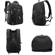 Multifunction USB Laptop Backpack – Waterproof Travel Bag by Habicare