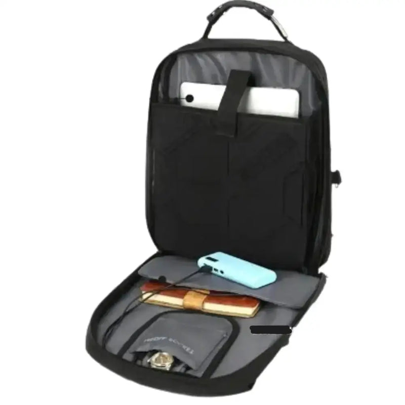 Multifunction USB Laptop Backpack – Waterproof Travel Bag by Habicare