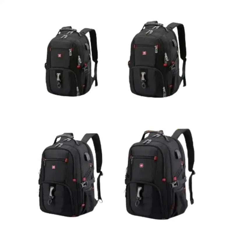 Multifunction USB Laptop Backpack – Waterproof Travel Bag by Habicare