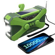 Multifunctional 10000mAh Solar Crank Radio (2 colours available) by Habicare