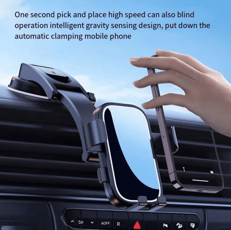 techplus Multifunctional Car Phone Holder – 360° Adjustable Dashboard & Windshield Mount Multifunctional Car Phone Holder – 360° Adjustable Dashboard & Windshield Mount