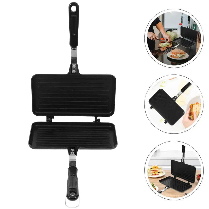 Multifunctional Sandwich Toaster & Nonstick Pan – Kitchen Appliance by Habicare