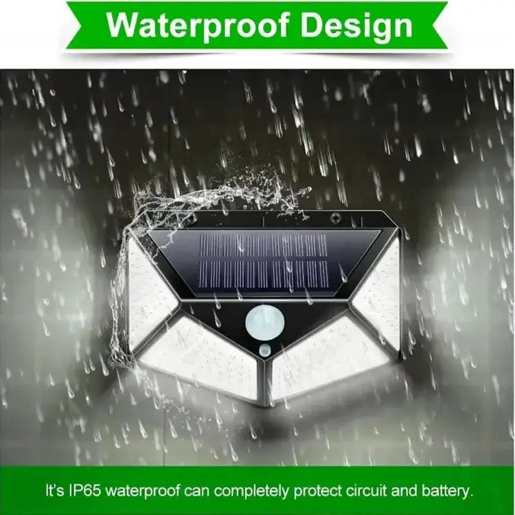Solar LED Outdoor Waterproof Spotlight with Motion Sensor by Habicare