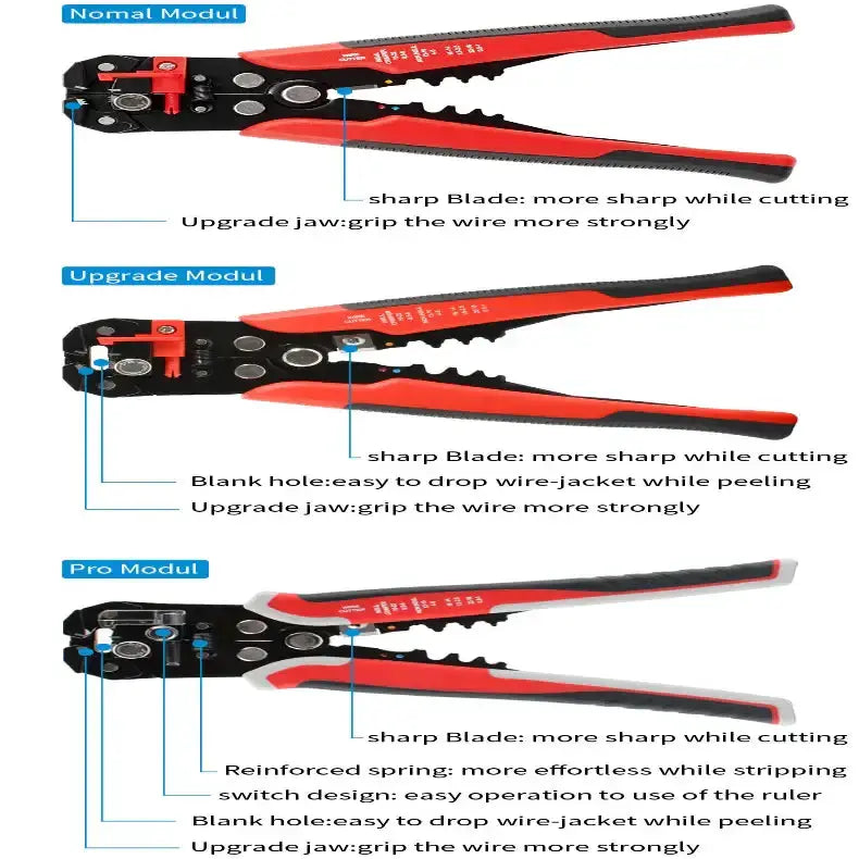Multifunctional Wire Stripper & Crimper Pliers (different models available) by Habicare