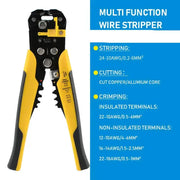 Multifunctional Wire Stripper & Crimper Pliers (different models available) by Habicare